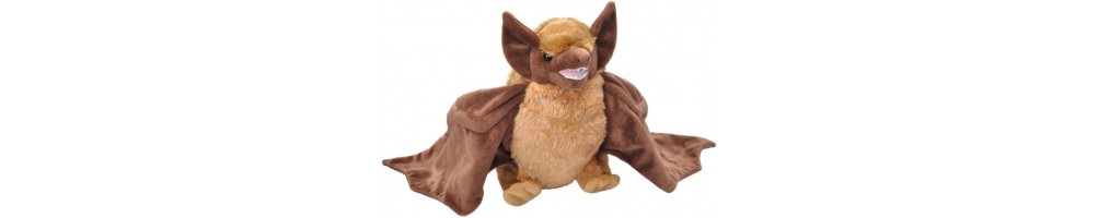 Peluches de fauna salvaje