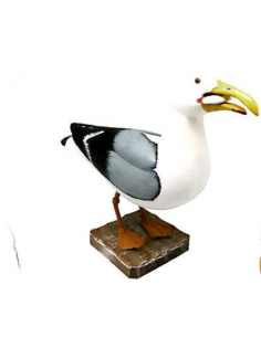 Figura tallada en madera de...