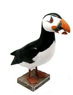 Figura tallada en madera de...