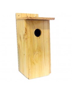 Caja nido autillo de madera