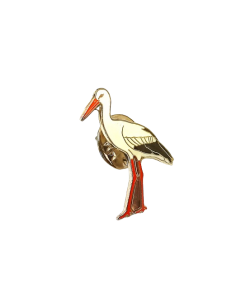 Pin cigüeña blanca